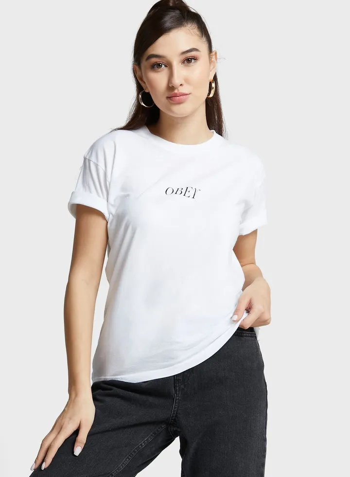 Italicized T-Shirt