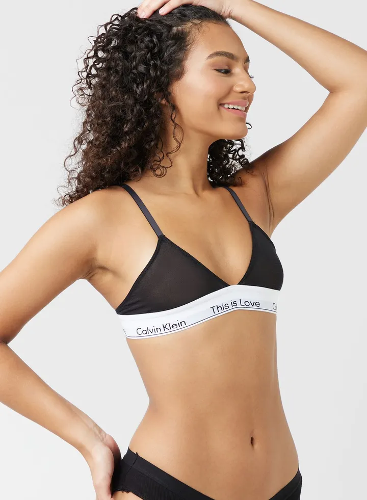 Strappy Logo Band Unlined Bralette