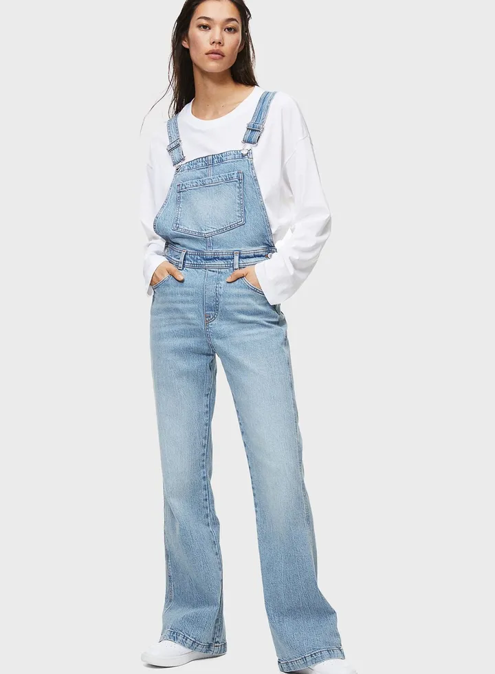 Pocket Detail Denim Jumpsuit