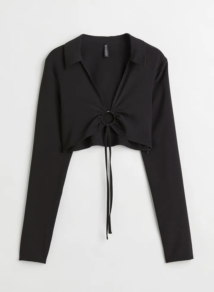 Ring Detail Crop Top