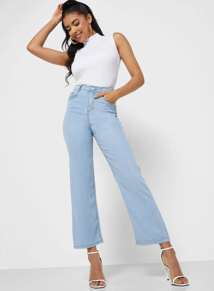 High Waisted Mom Jeans