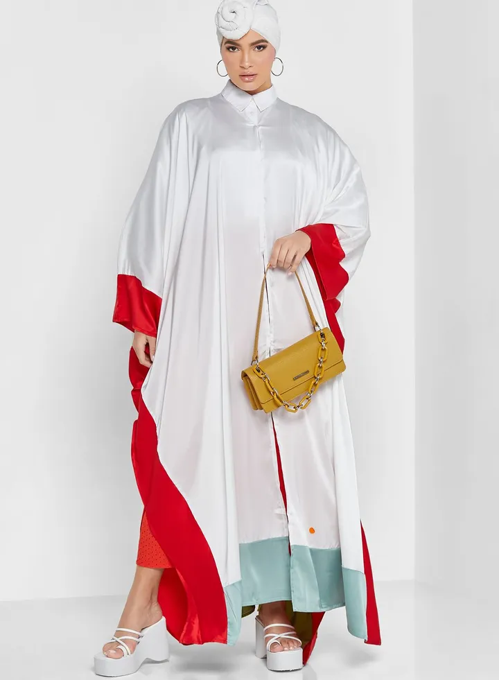 Colorblock Abaya