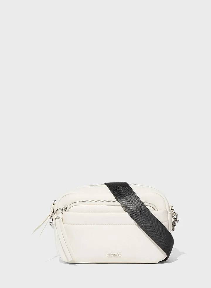 Fabric Strap Crossbody Bag