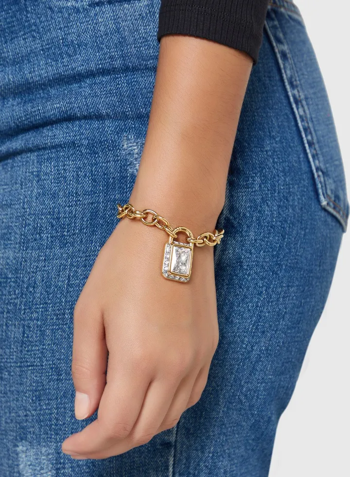 Bold Padlock Bracelet