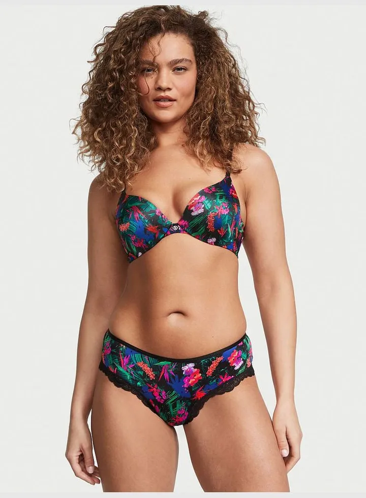 Lace-Trim Cheeky Panty