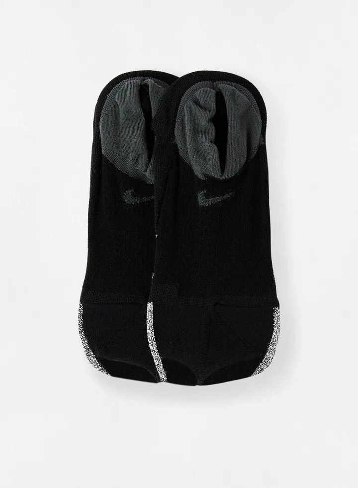 Grip Studio Toeless Footie Socks Black