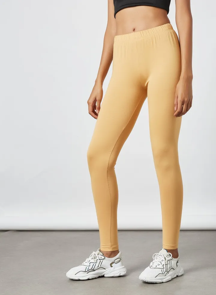 Basic Leggings Beige