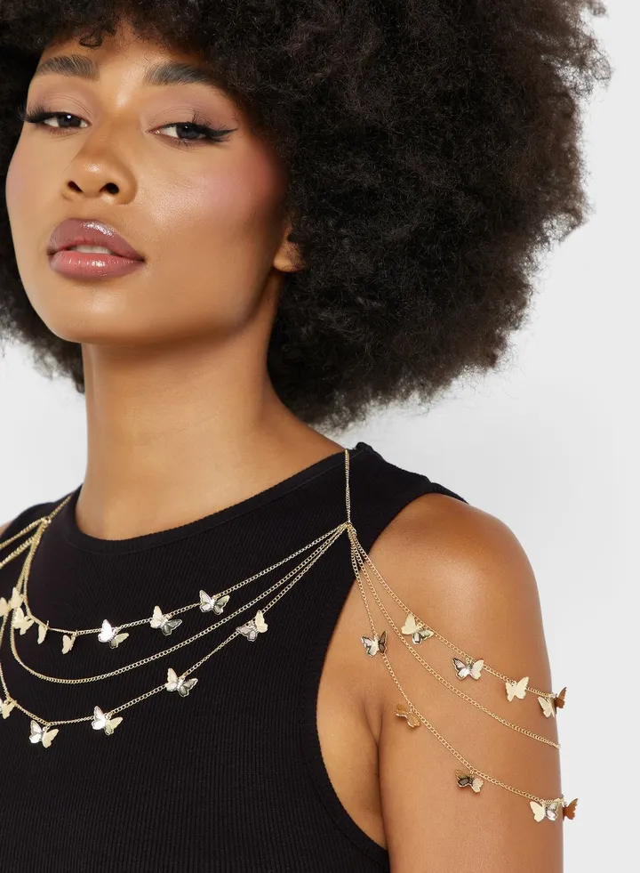 Statement Butterfly Body Chain