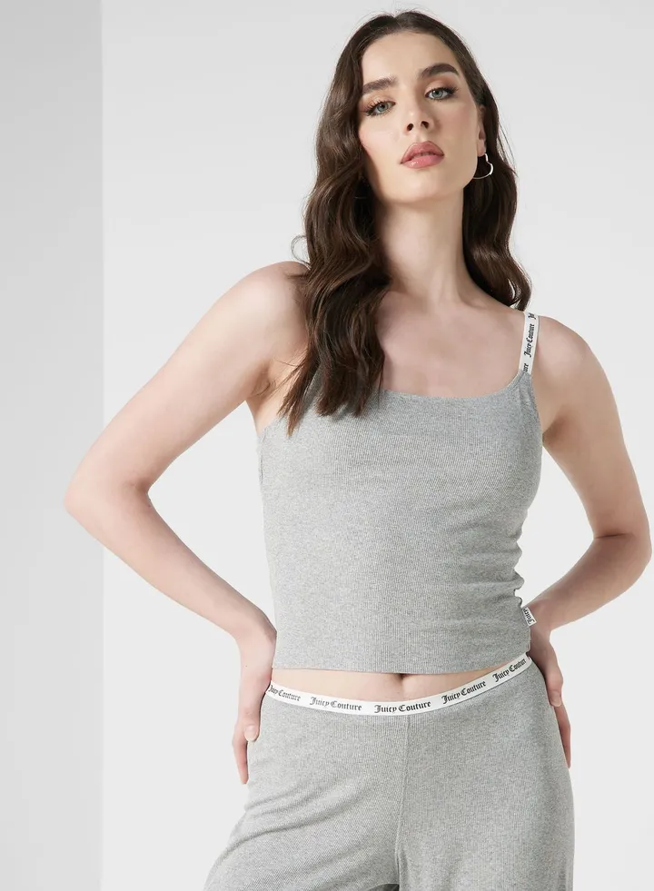 Strappy Ribbed Tank Top