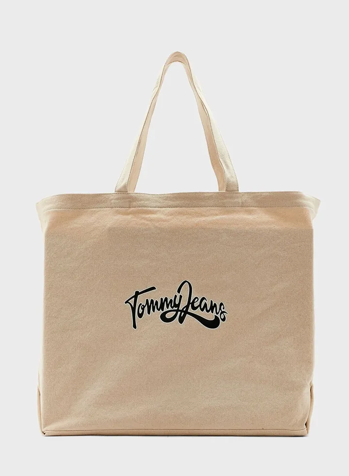 Natural Canvas Tote Bag