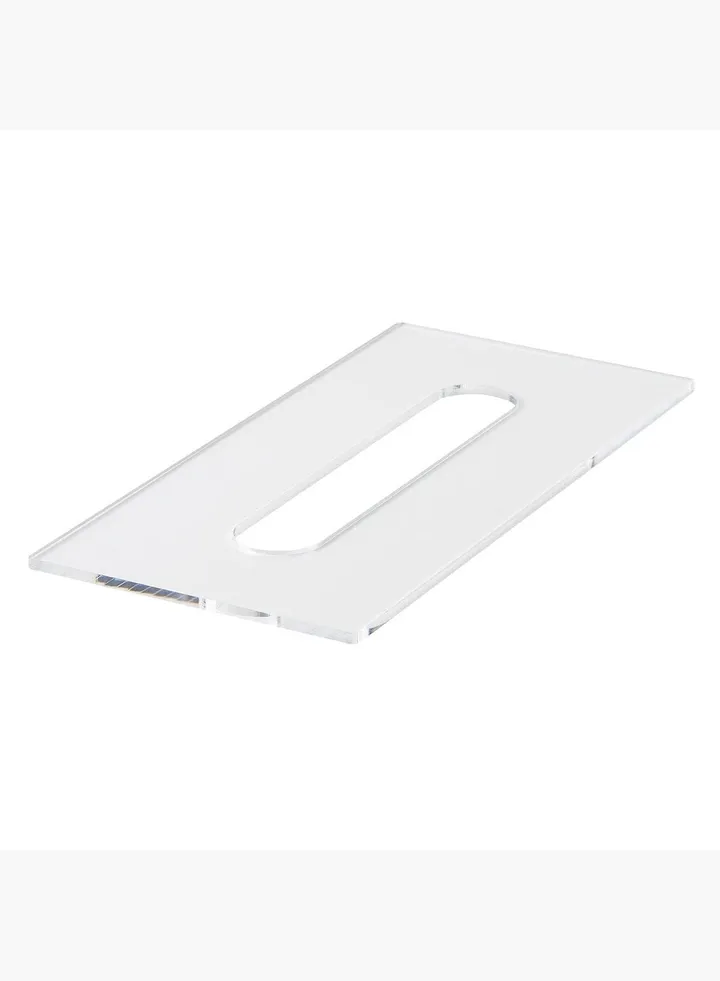 Acrylic Box/Tissue Lid, W 24.6 x D 12 cm