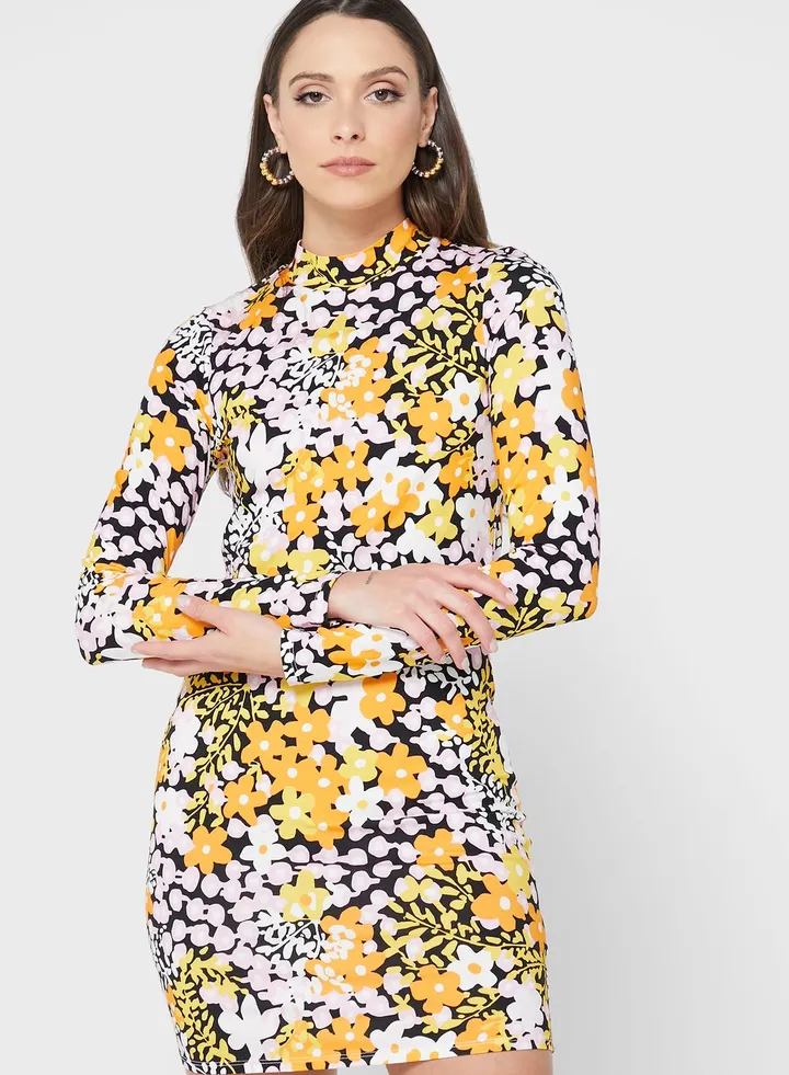 Floral Print Dress