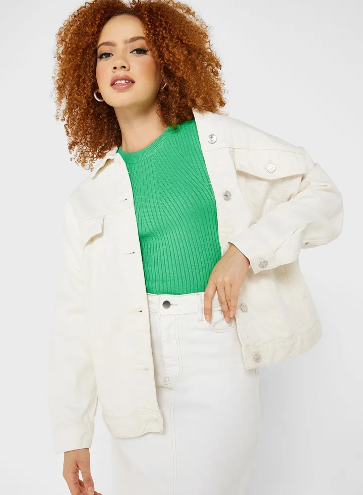 Pocket Detail Denim Jacket