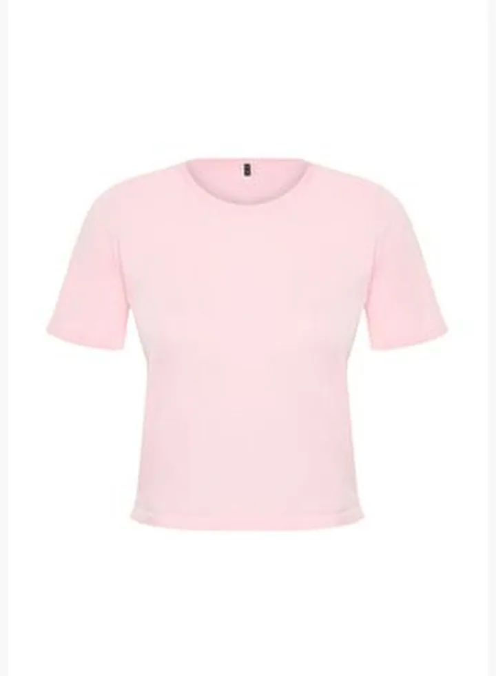 Pink Knitwear Sweater TWOSS24KZ00007