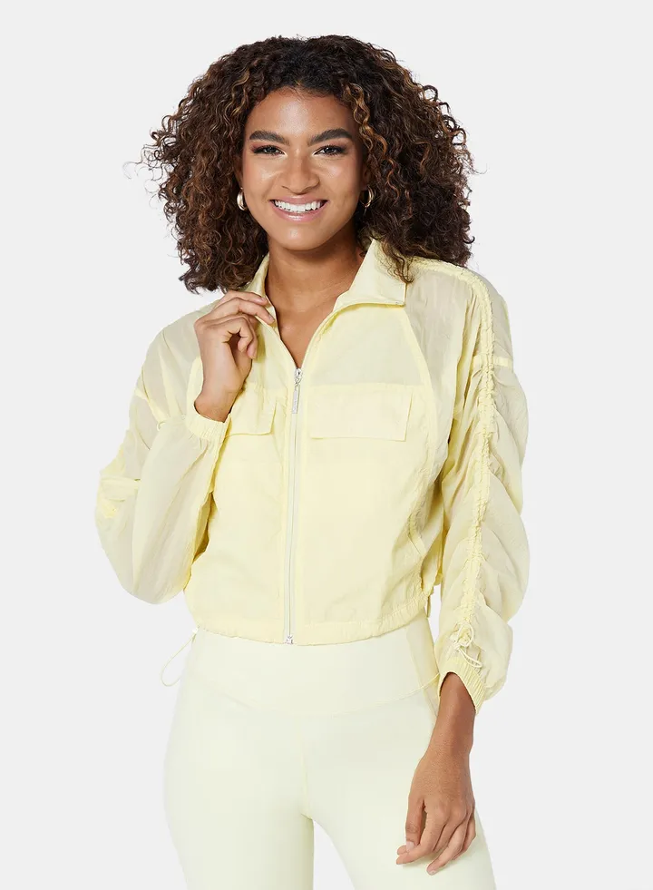 Windbreaker Jacket Pastel Yellow