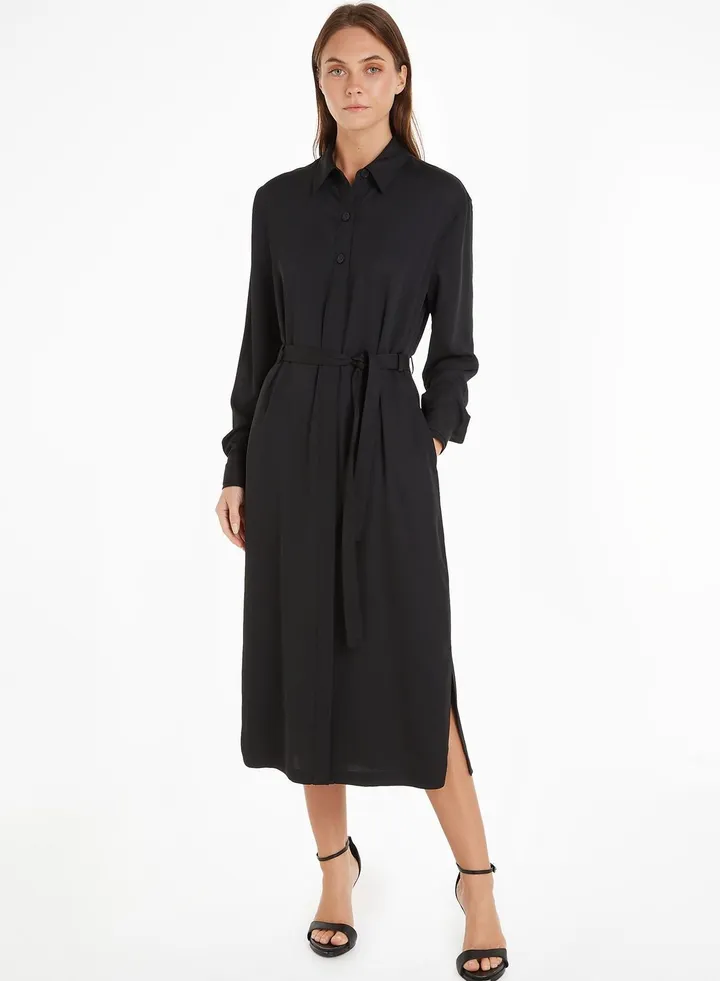 Tie Detail Shirt Dress