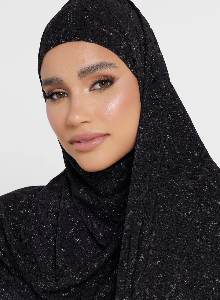 Embroidered Long Hijab Scarf