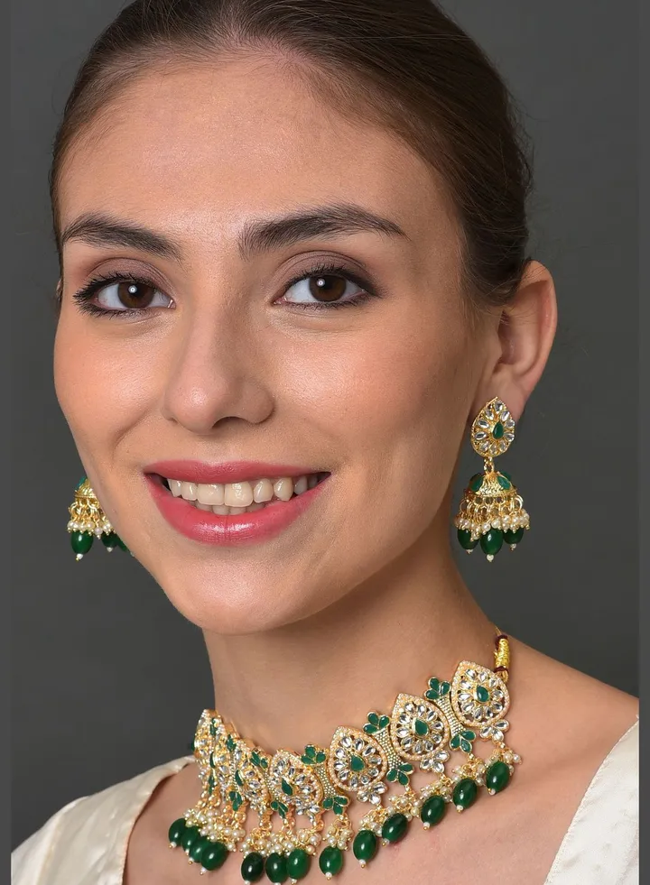 Kundan Gold Plated Necklace Set