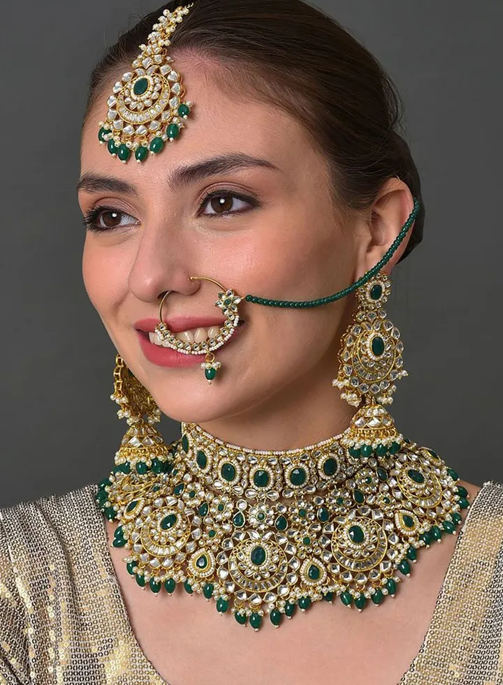 Kundan Gold Plated Necklace Set