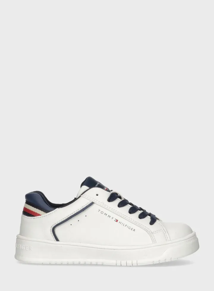 Kids Low Top Lace Up Sneakers