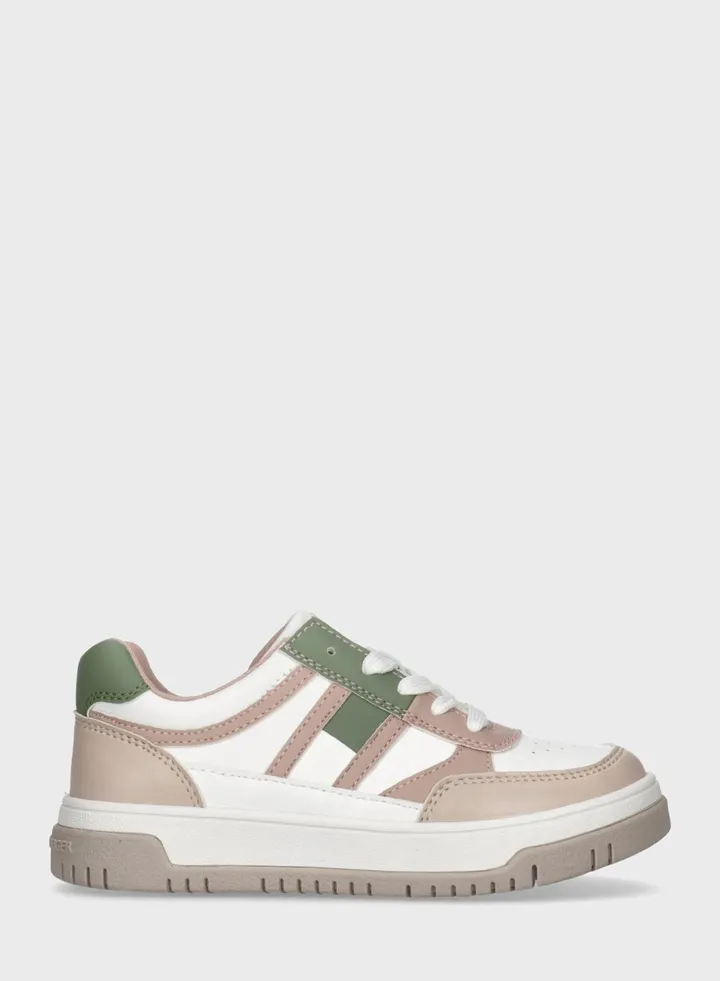 Kids Low Top Lace Up Sneakers