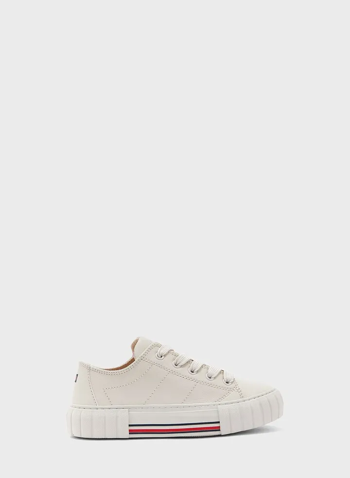 Kids Low Top Lace Up Sneakers