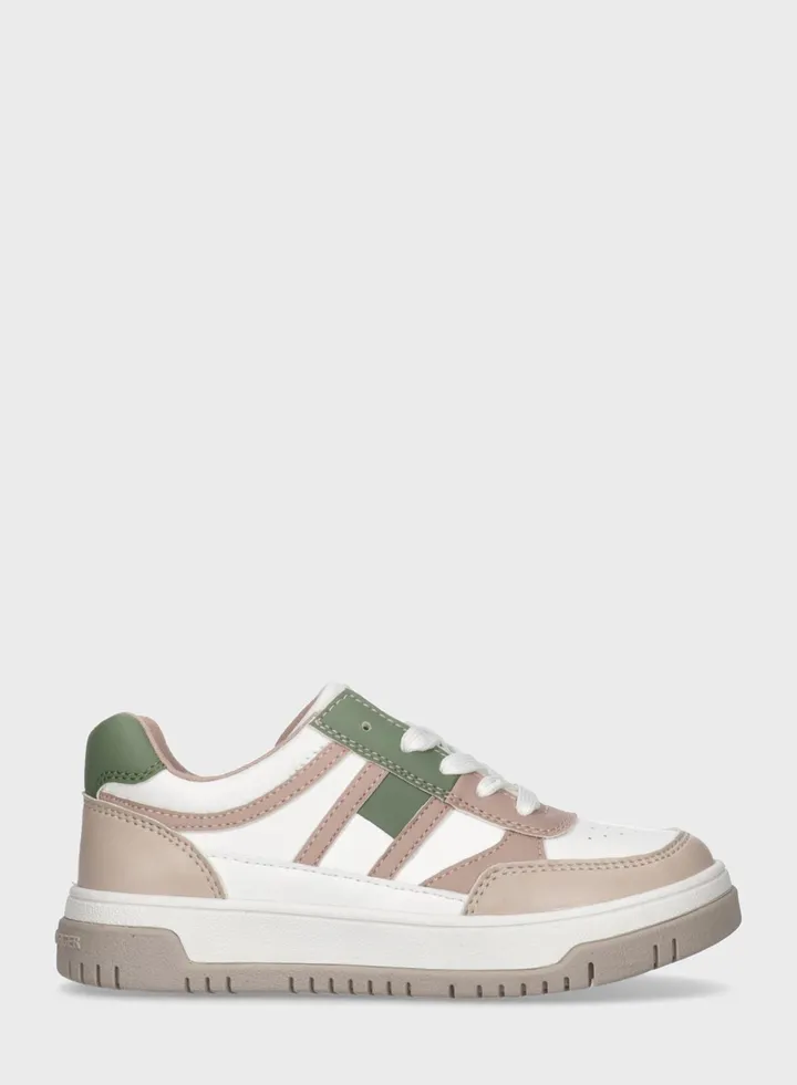Kids Low Top Lace Up Sneakers