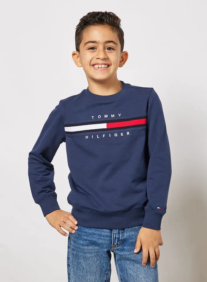 Teen Logo Sweatshirt Twilight Navy