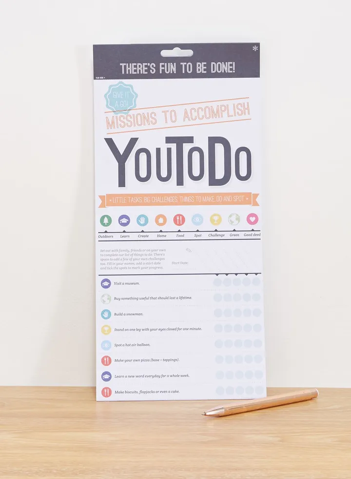 Fun Stuff To Do Wall Chart