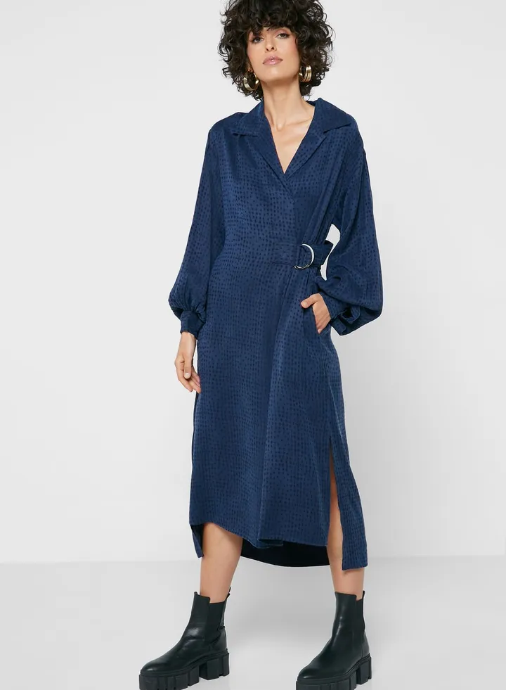 Balloon Sleeve Dress