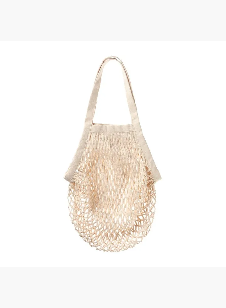 Cotton Mesh Bag, W 37 x L 33 cm, Raw White