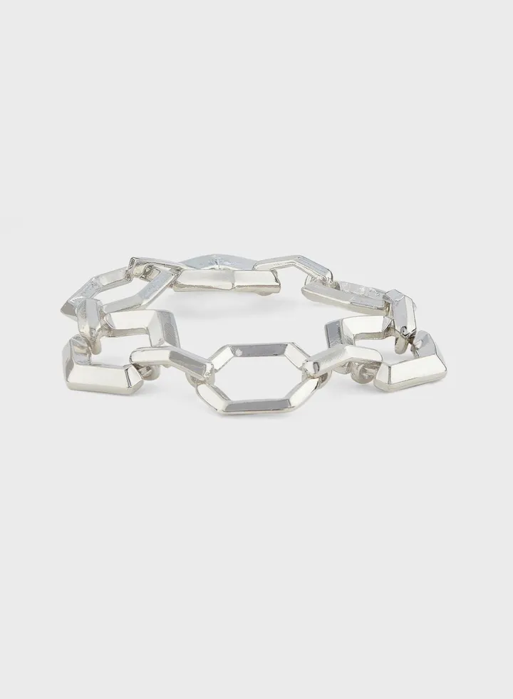 Hexagonal Chain Bracelet