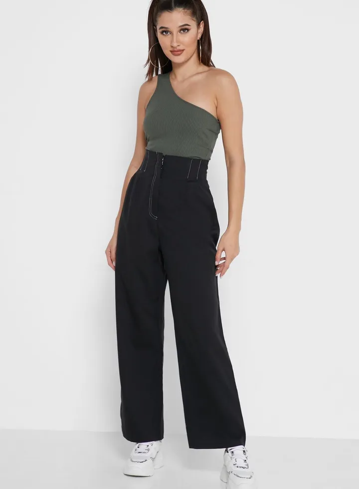 Comfort Pleated Pants