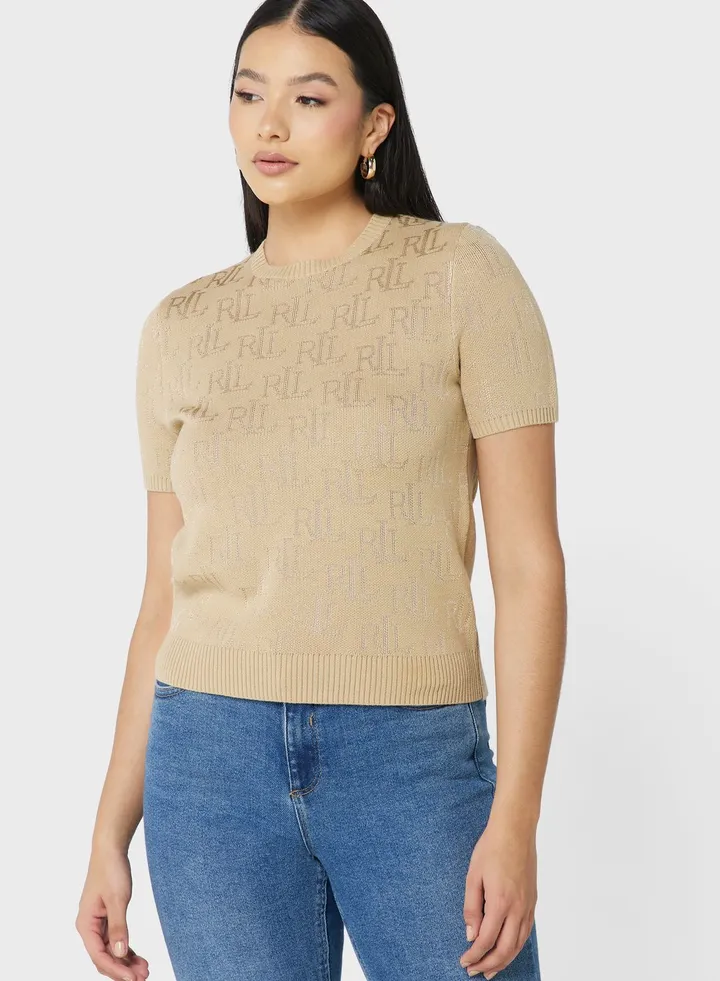 Crew Neck Logo Sweater