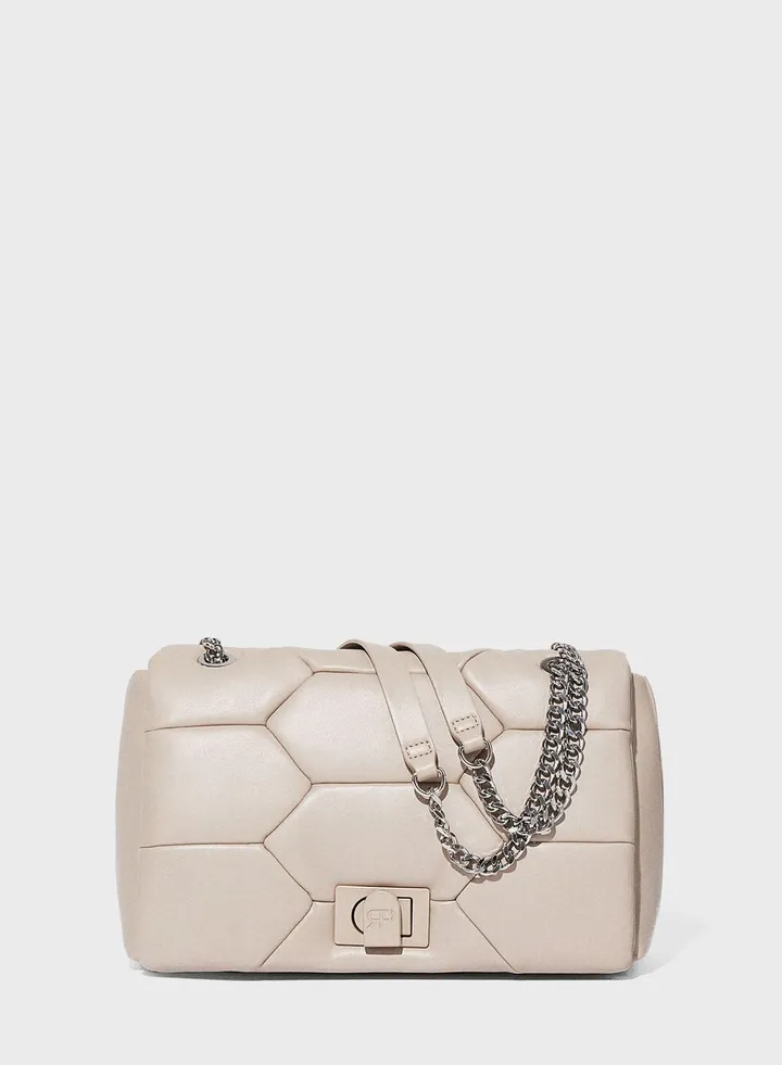 Chain Detailed Crossbody Bag