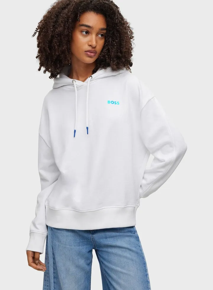 Logo Knitted Hoodie