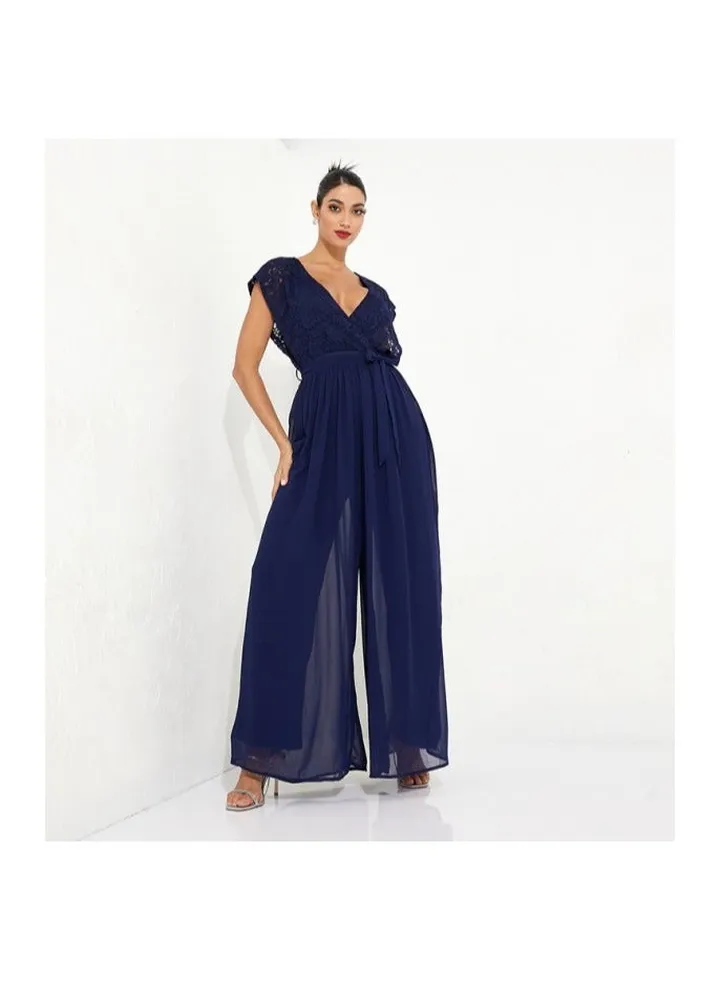 Little Mistress Navy Jsuit