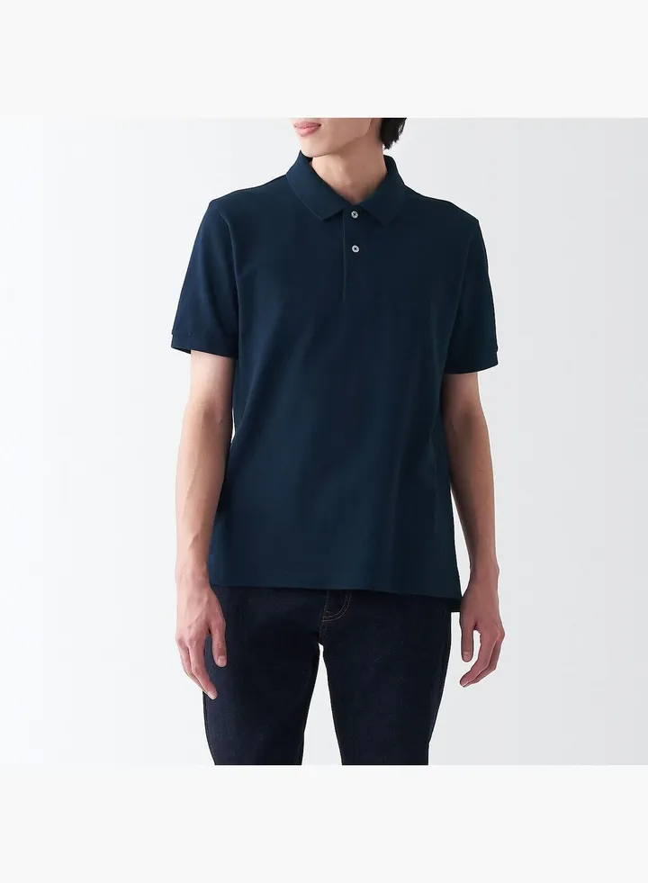 Washed Pique Polo Shirt