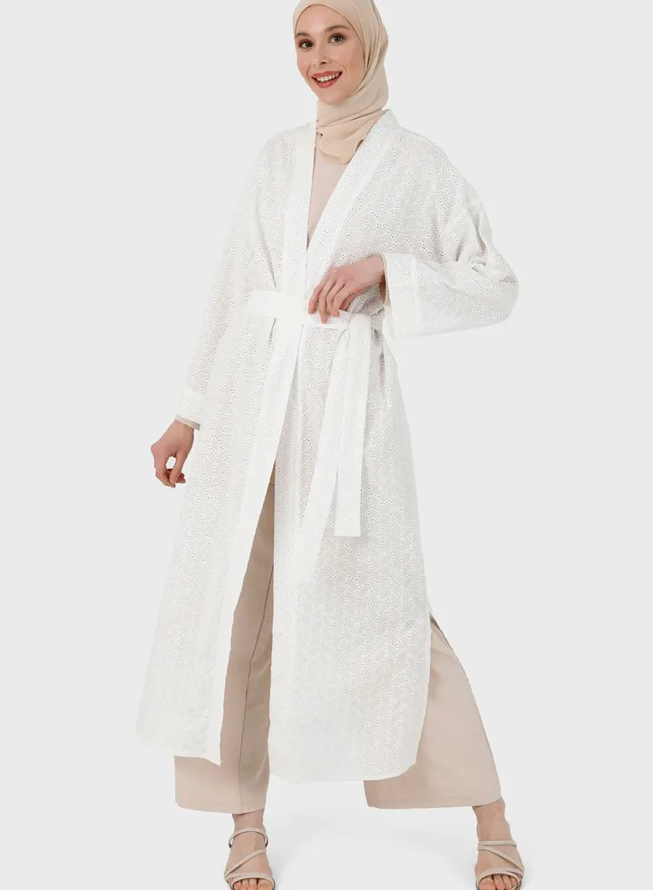 Tie Detail Abaya