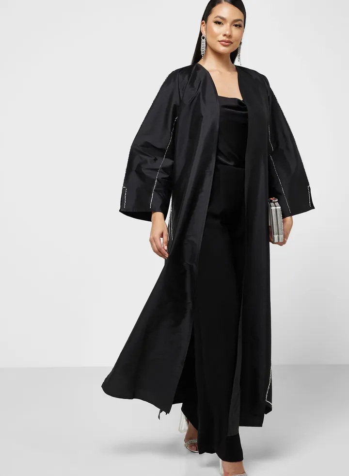 Embellished Detail Abaya