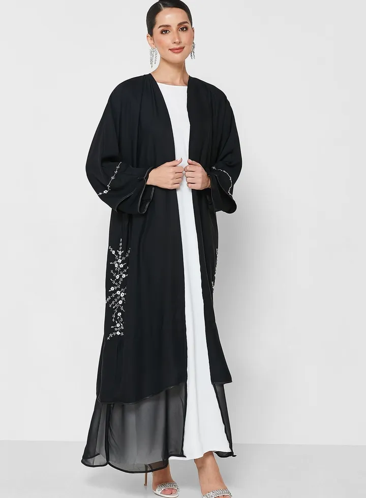Embellished Detail Abaya