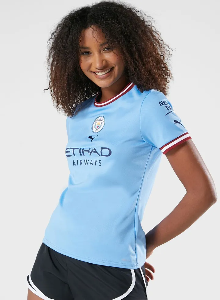 Man City Home women football jersey