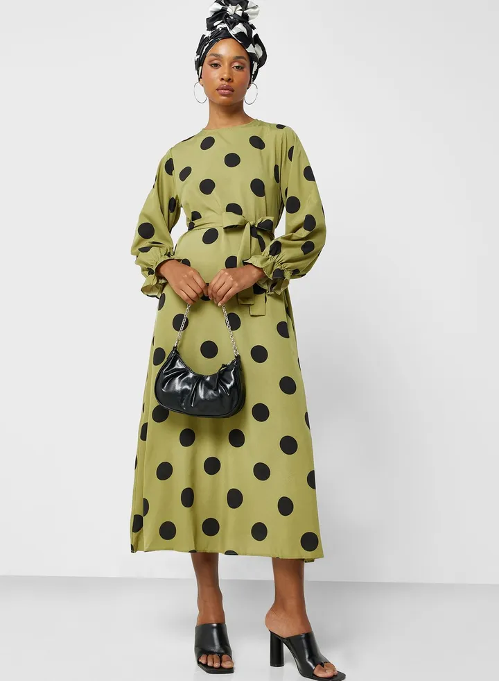 Dot Printed Dress