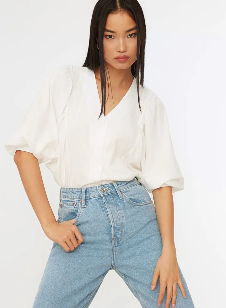 Balloon Sleeve Shirt