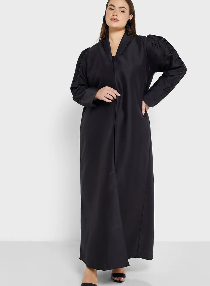 Embellished Detail Abaya