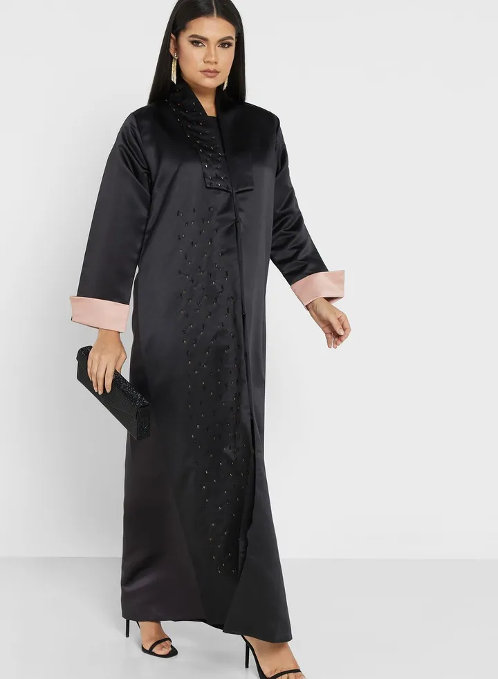 Embellished Detail Abaya
