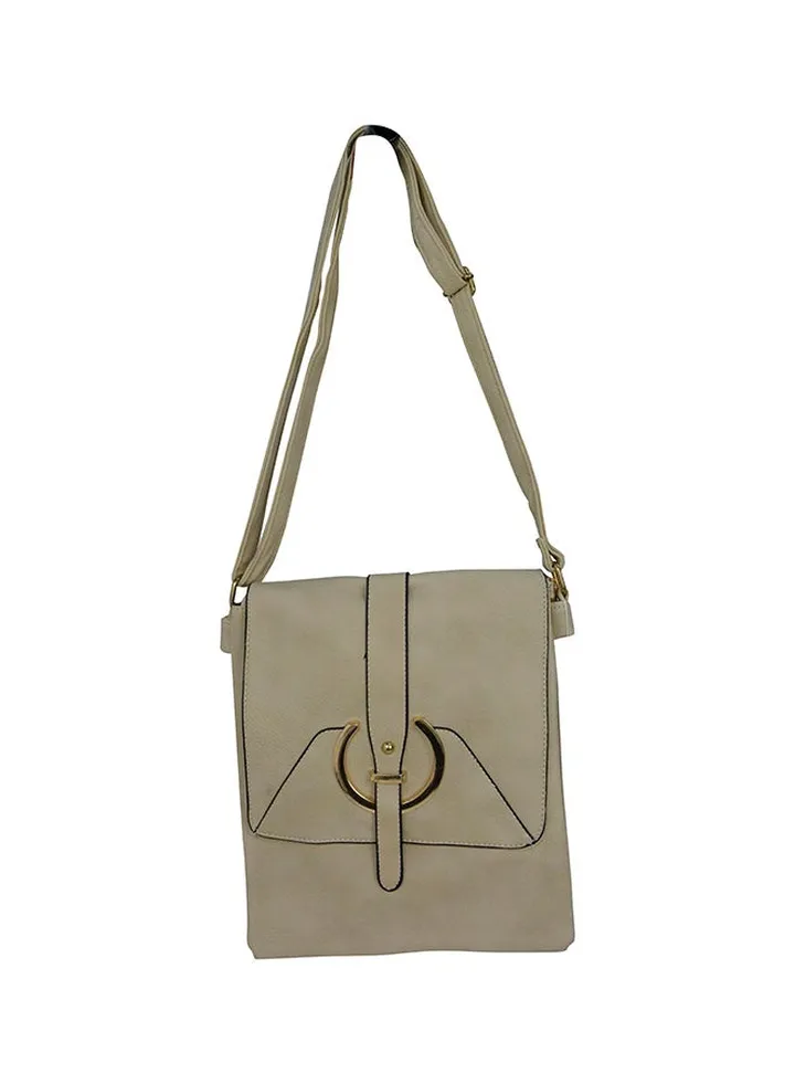 Casual Crossbody Bag Beige