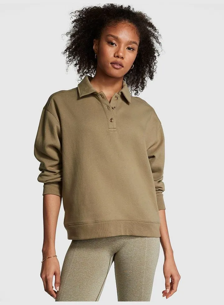 Everyday Fleece Polo Sweatshirt