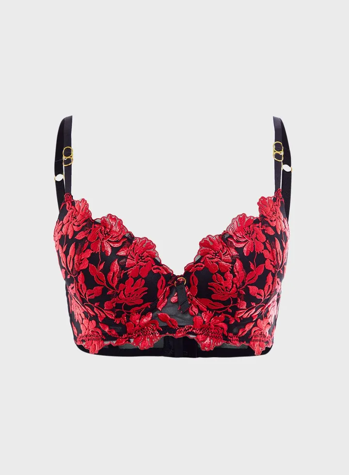 Lace Plunge Bra