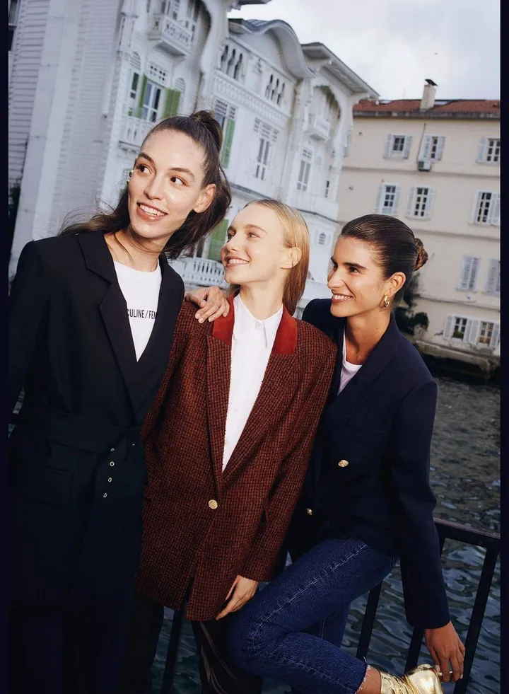 Woman Oversize Fit Long Sleeve Blazer
